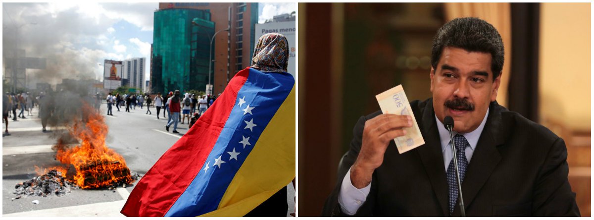 Rússia insiste na não intervenção de Washington nos assuntos internos da Venezuela (Foto: Esq.: Carlos Garcia - Reuters / Dir.; Palácio Miraflores) Rússia insiste na não intervenção de Washington nos assuntos internos da Venezuela