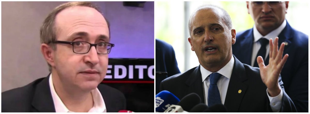 Reinaldo tira sarro de Onyx: vai ter que guardar liquidificador no cofre (Foto: Dir.: José Cruz - ABR) Reinaldo tira sarro de Onyx: vai ter que guardar liquidificador no cofre