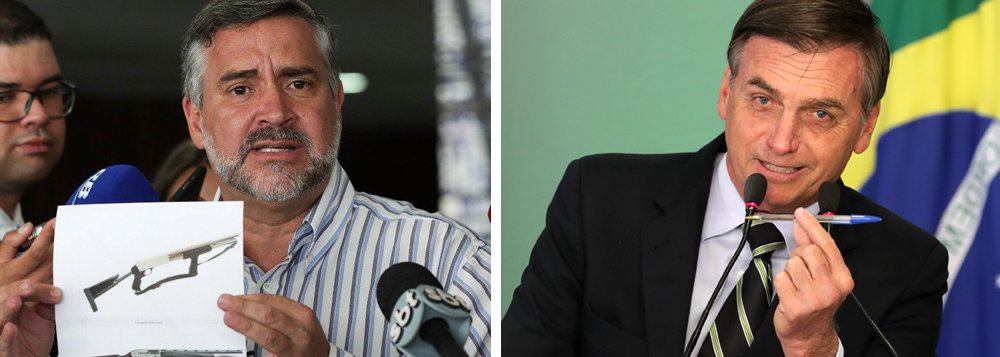 PT vai ao STF contra decreto de Bolsonaro sobre armas www.brasil247.com - PT vai ao STF contra decreto de Bolsonaro sobre armas