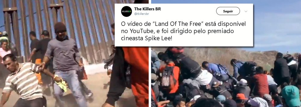 Spike Lee se junta a The Killers para clipe de protesto contra muro de Trump Spike Lee se junta a The Killers para clipe de protesto contra muro de Trump
