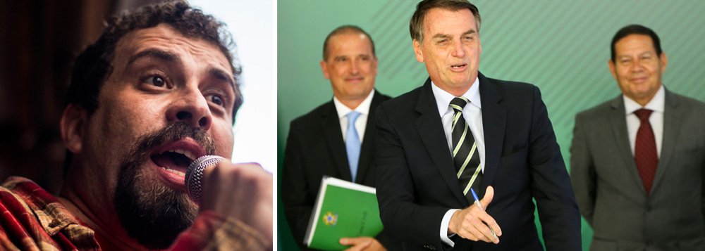 Boulos critica decreto de Bolsonaro: mais armas, mais violência Boulos critica decreto de Bolsonaro: mais armas, mais violência