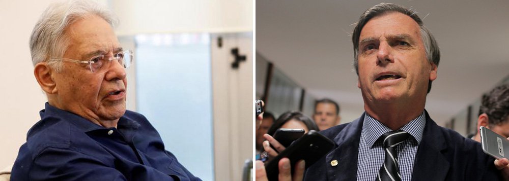 Para FHC, Bolsonaro não ameaça democracia Para FHC, Bolsonaro não ameaça democracia