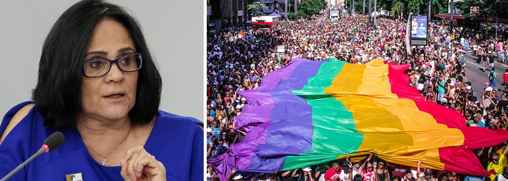 Movimento Gay quer tirar Bíblia de circulação no Brasil, diz Damares (Foto: Marcos Corrêa/PR | Mídia NINJA) Movimento Gay quer tirar Bíblia de circulação no Brasil, diz Damares