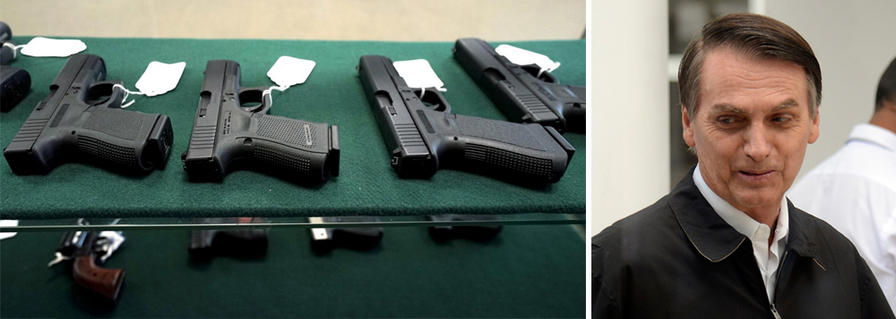 Organizações fazem manifesto para impedir liberação de armas de fogo (Foto: Reuters | ABr) Organizações fazem manifesto para impedir liberação de armas de fogo