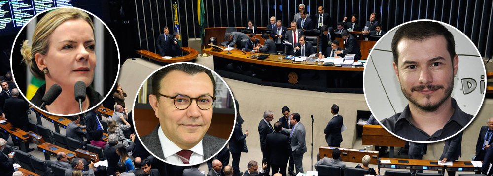 Eleição na Câmara: PT, PSB e PSOL debatem bloco de oposição a Maia Eleição na Câmara: PT, PSB e PSOL debatem bloco de oposição a Maia