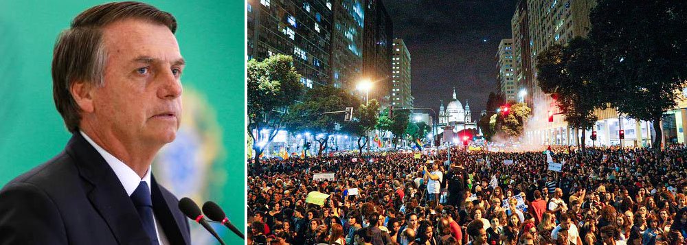 Bolsonaro desafia justiça e povo brasileiro: venham pra cima, não vão me pegar Bolsonaro desafia justiça e povo brasileiro: venham pra cima, não vão me pegar