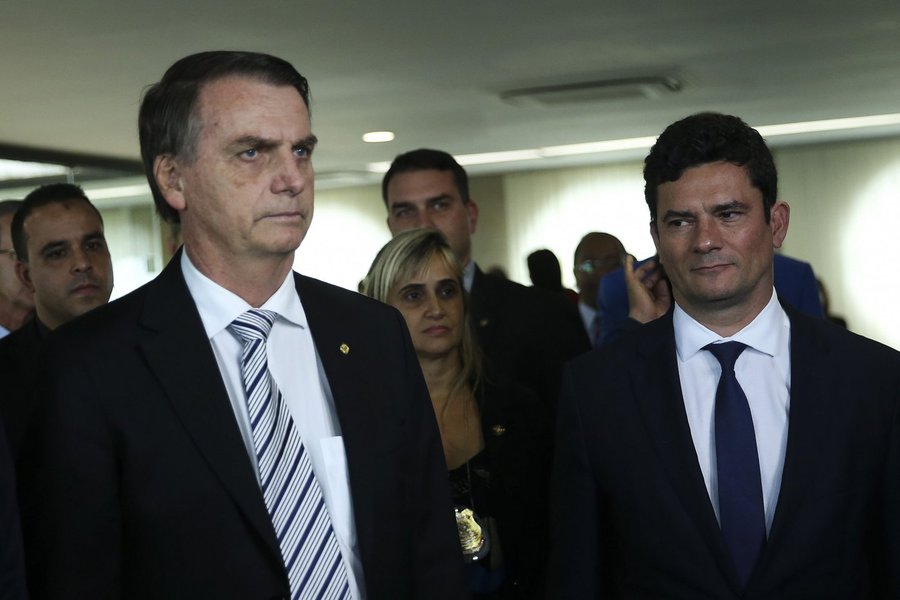 'Foi para me fortalecer', diz Moro sobre indicação ao STF 'Foi para me fortalecer', diz Moro sobre indicação ao STF