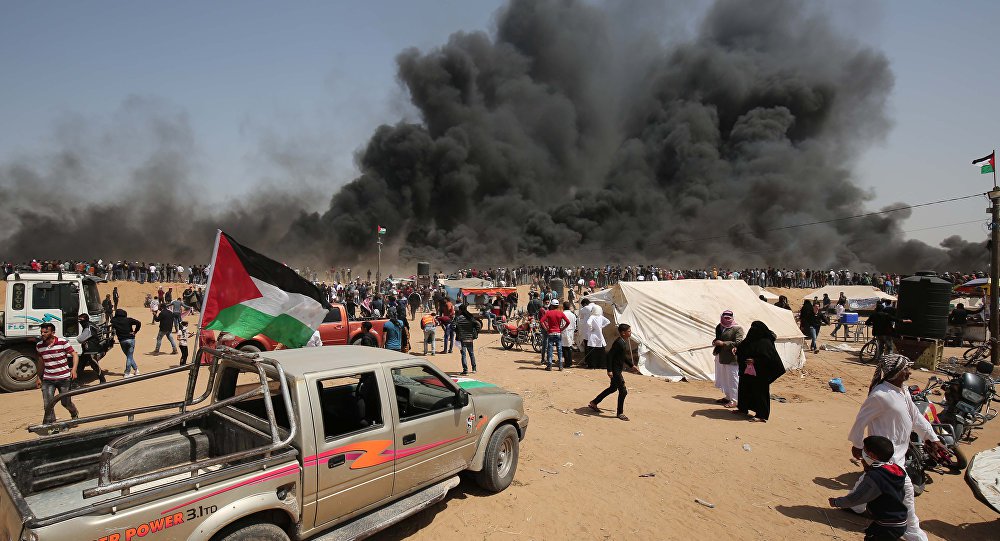 Israel abre fogo e fere quase 50 palestinos em Gaza Israel abre fogo e fere quase 50 palestinos em Gaza