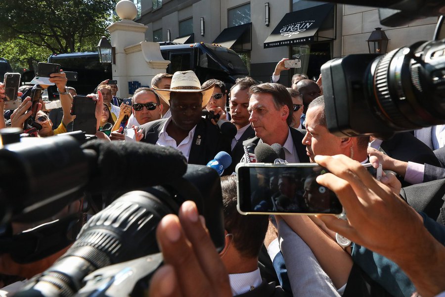 Entidade de Dallas nega ter chamado Bolsonaro e diz que ele mesmo se convidou (Foto: PR) Entidade de Dallas nega ter chamado Bolsonaro e diz que ele mesmo se convidou
