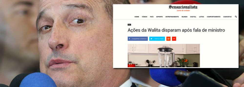 Sensacionalista satiriza Onyx após fala do liquidificador: ‘ações da Walita disparam’ Sensacionalista satiriza Onyx após fala do liquidificador: ‘ações da Walita disparam’