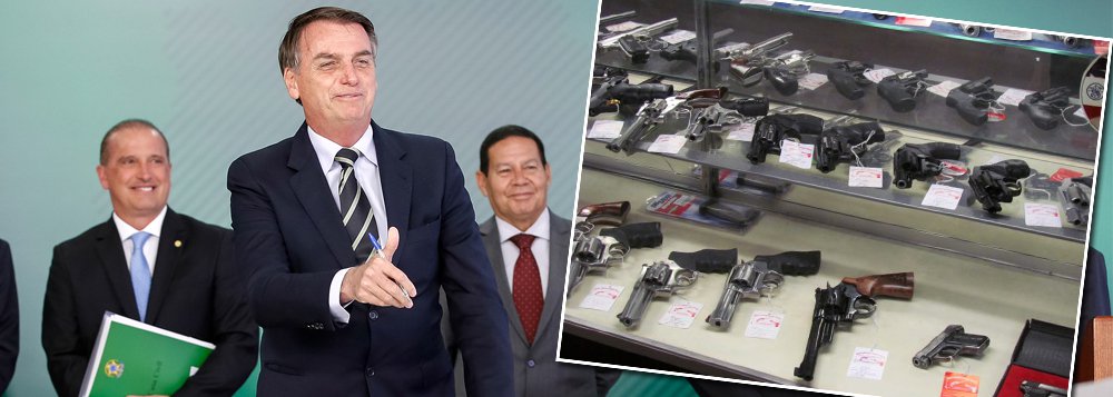 Mais Armas é ameaça à democracia Mais Armas é ameaça à democracia