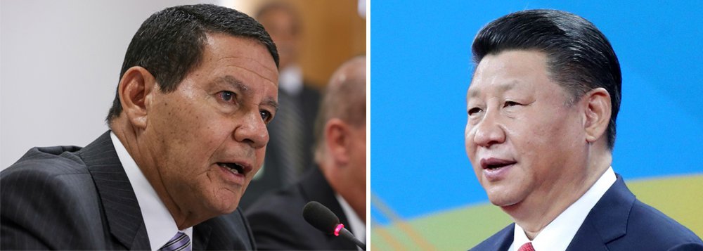Mourão vai se encontrar com Xi Jinping na China ainda este mês Mourão vai se encontrar com Xi Jinping na China ainda este mês