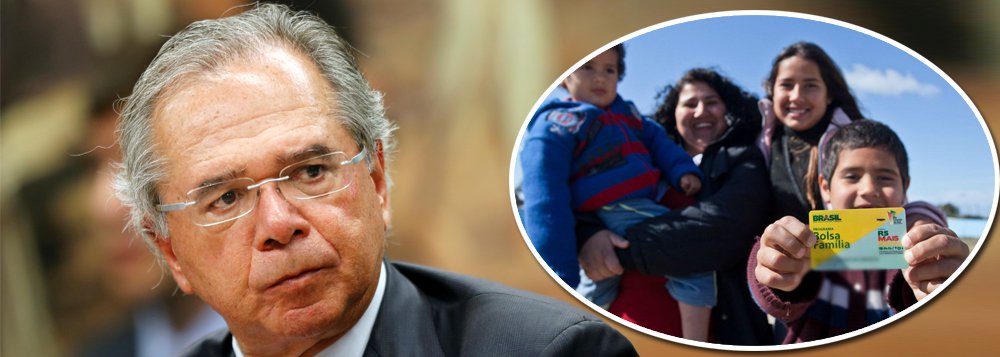 Guedes ameaça o país: pode parar Bolsa Família em setembro (Foto: Reuters | Reprodução) Guedes ameaça o país: pode parar Bolsa Família em setembro