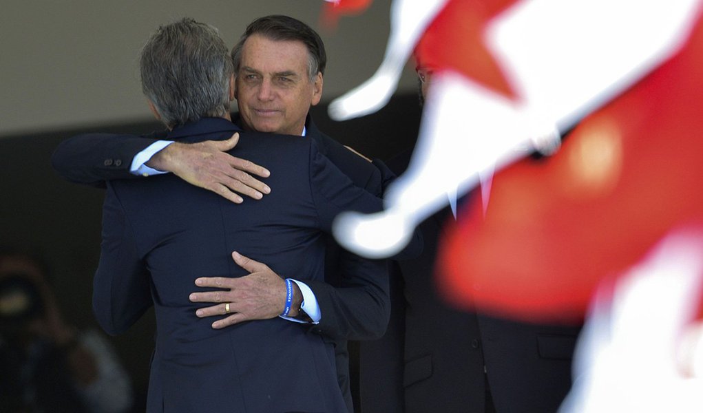 Macri chama Maduro de ditador e Bolsonaro fala em enxugar Mercosul (Foto: Marcelo Camargo/Agência Brasil) Macri chama Maduro de ditador e Bolsonaro fala em enxugar Mercosul