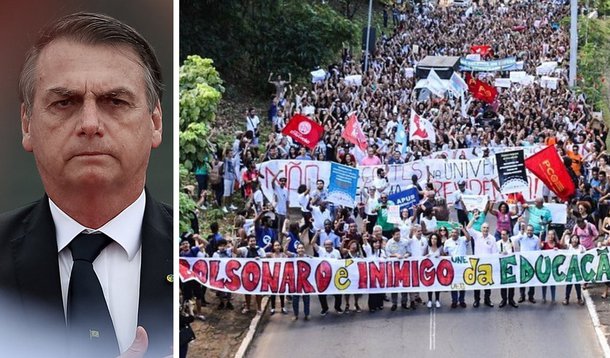 Mais armas, menos educação: professores e estudantes marcam Dia Nacional de Luta (Foto: PR | Reprodução) Mais armas, menos educação: professores e estudantes marcam Dia Nacional de Luta