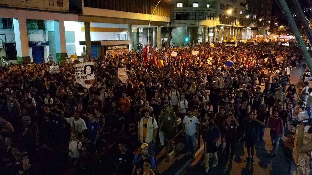 ‘Educação é a arma mais forte contra o governo Bolsonaro’, afirma presidenta da UNE (Foto: Reprodução/Marcelo Ramos) ‘Educação é a arma mais forte contra o governo Bolsonaro’, afirma presidenta da UNE
