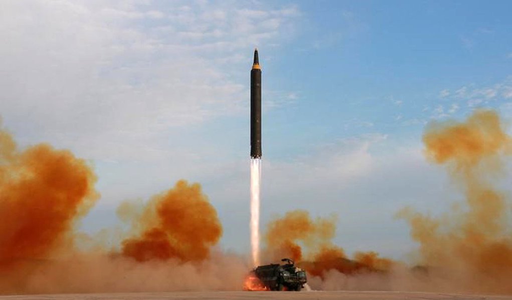 EUA confirmam lançamento de mísseis balísticos pela Coreia do Norte (Foto: KCNA via REUTERS) EUA confirmam lançamento de mísseis balísticos pela Coreia do Norte