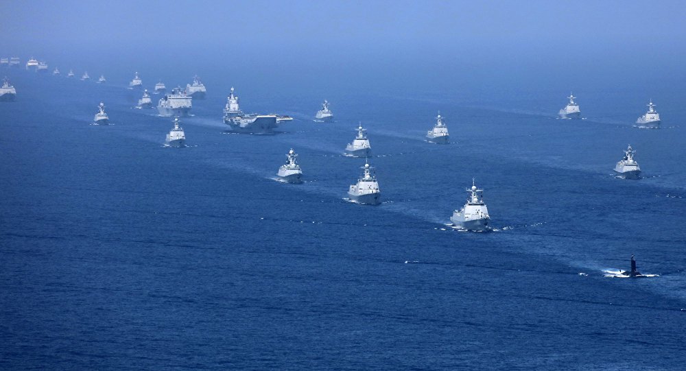 Em ameaça a Pequim, EUA e outros países fazem manobras em mar do Sul da China Em ameaça a Pequim, EUA e outros países fazem manobras em mar do Sul da China