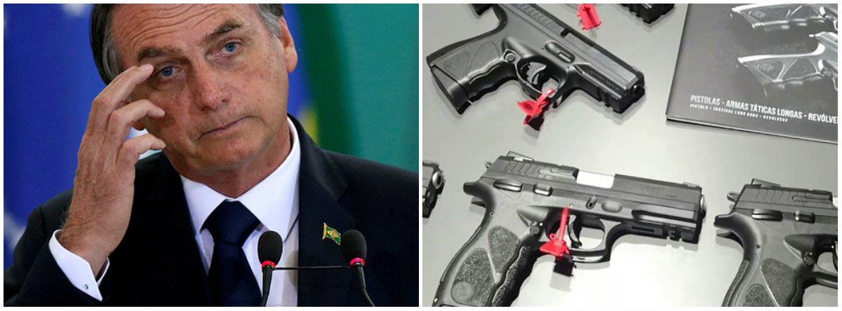 Decreto das armas é ilegal, dizem especialistas (Foto: Esq.: Adriano Machado - Reuters) Decreto das armas é ilegal, dizem especialistas