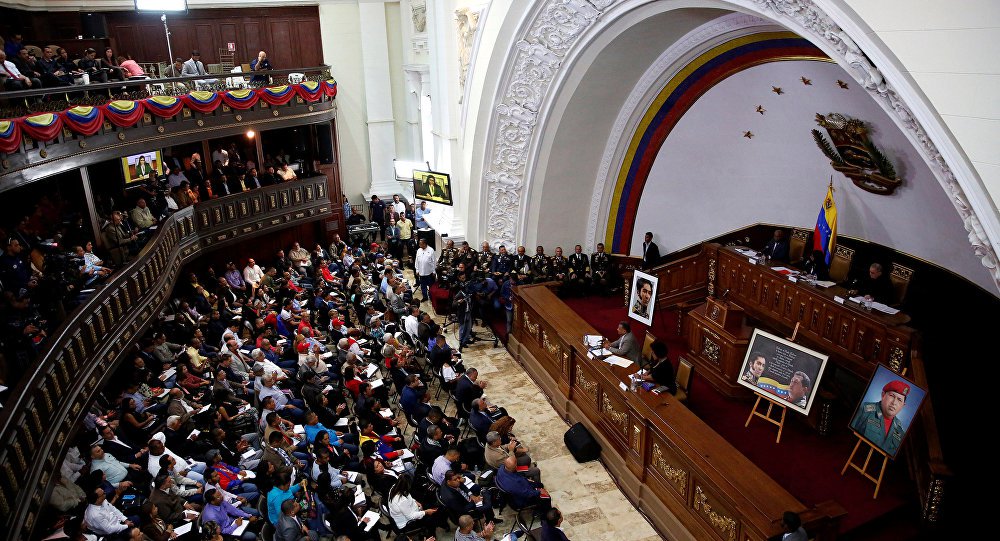 Constituição venezuelana proíbe pedido de intervenção estrangeira Constituição venezuelana proíbe pedido de intervenção estrangeira