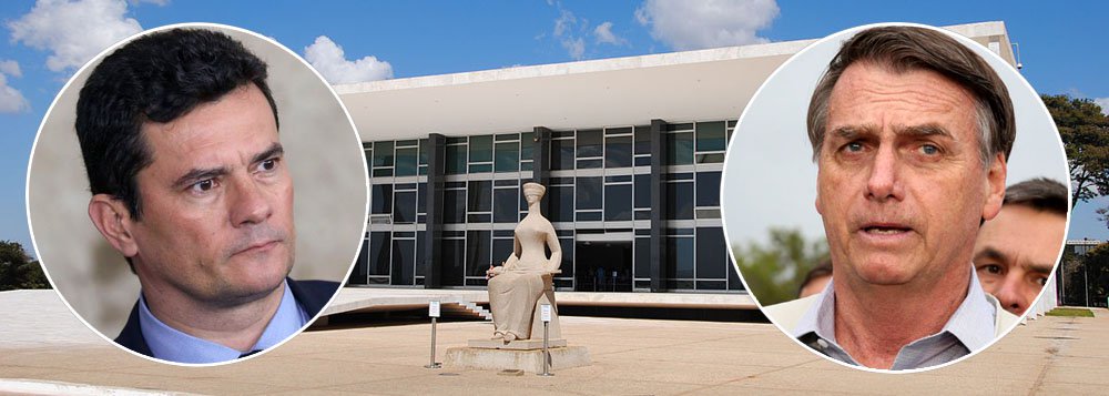PT: Bolsonaro e Moro cometeram crime de corrupção no troca-troca por vaga no STF PT: Bolsonaro e Moro cometeram crime de corrupção no troca-troca por vaga no STF