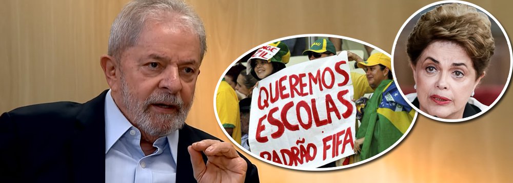 Lula: manifestações de 2013 foram arquitetadas para derrubar o governo (Foto: Reprodução) Lula: manifestações de 2013 foram arquitetadas para derrubar o governo