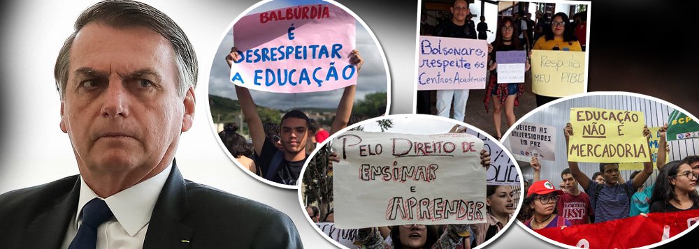 Sinal de vida: Brasil sai do estado de coma com protestos estudantis contra Bolsonaro (Foto: PR | UBES | UNE) Sinal de vida: Brasil sai do estado de coma com protestos estudantis contra Bolsonaro