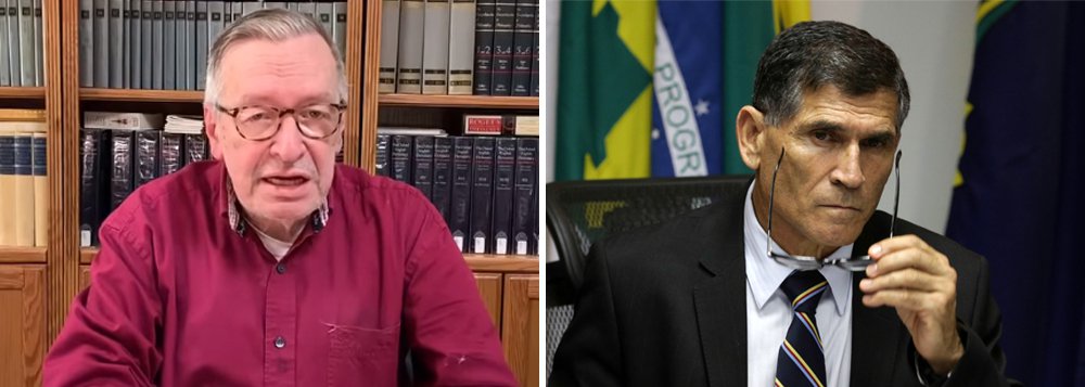 Com aval de Bolsonaro, Olavo volta a agredir general Santos Cruz: analfabeto (Foto: Reprodução | ABr) Com aval de Bolsonaro, Olavo volta a agredir general Santos Cruz: analfabeto