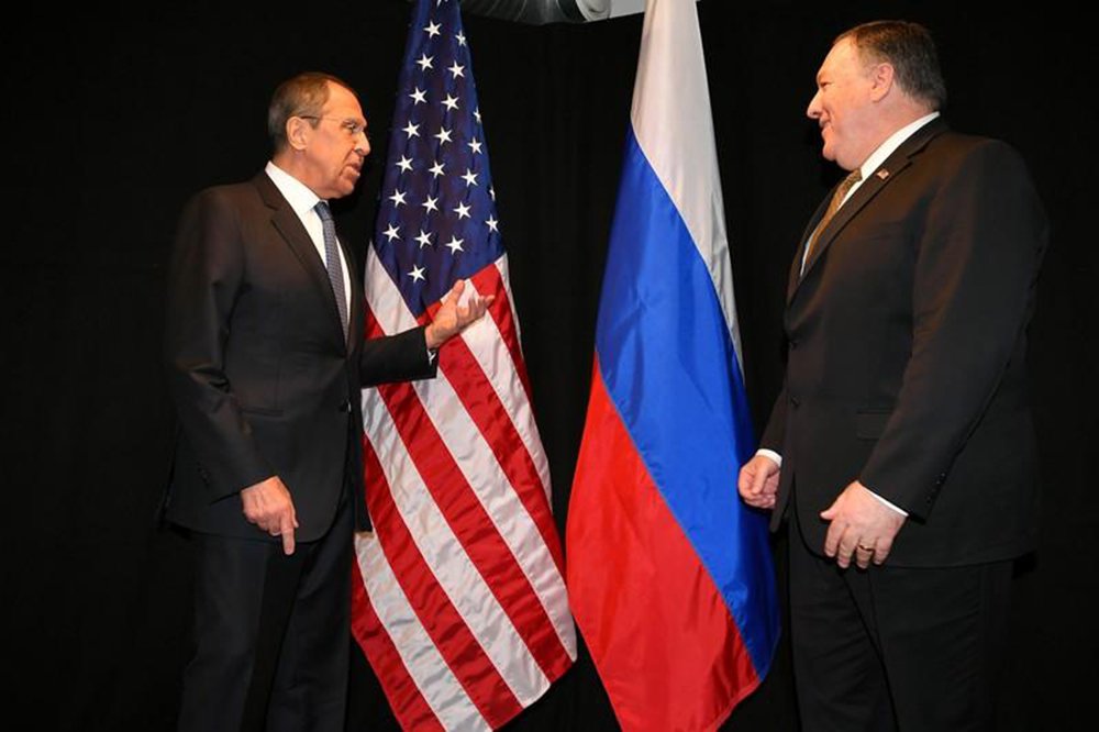 Lavrov e Pompeo se reunirão dia 14 de maio na Rússia (Foto: Reuters) Lavrov e Pompeo se reunirão dia 14 de maio na Rússia