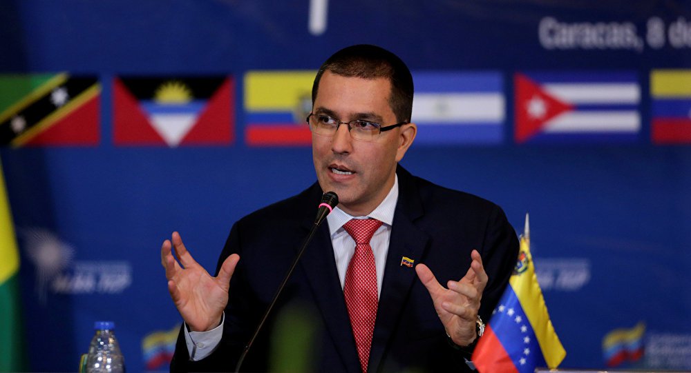 Chanceler da Venezuela diz que país quer recuperação econômica e diálogo Chanceler da Venezuela diz que país quer recuperação econômica e diálogo