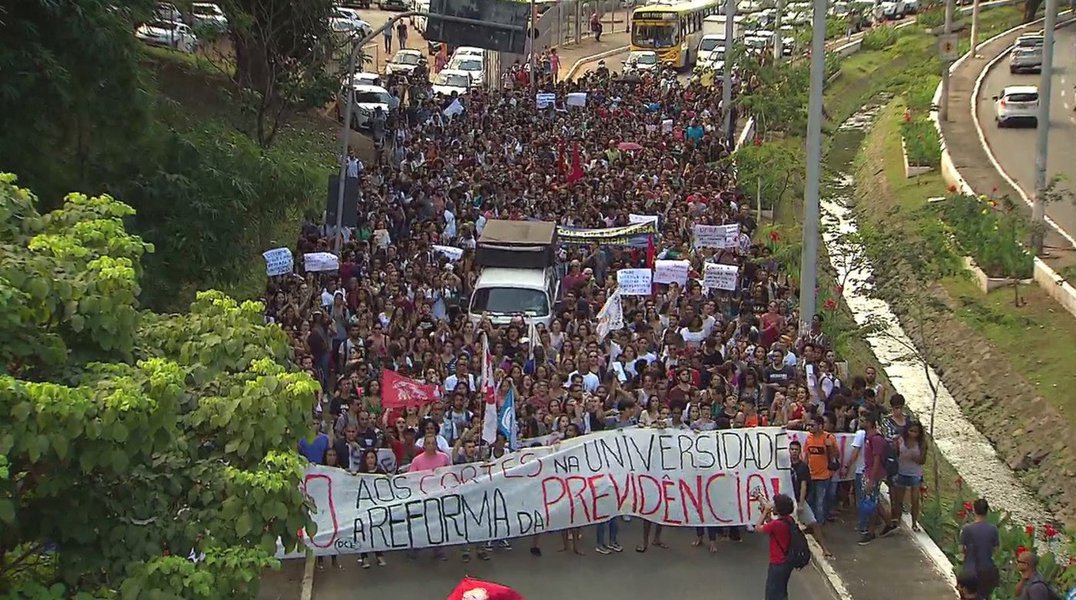 Começou a 'balbúrdia' nas universidades Começou a 'balbúrdia' nas universidades