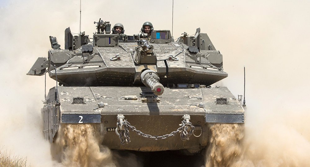 Israel envia tanques para realizar ações ofensivas contra palestinos em Gaza Israel envia tanques para realizar ações ofensivas contra palestinos em Gaza