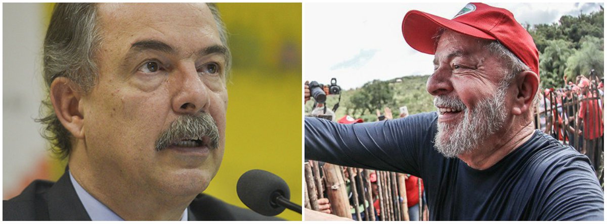 Mercadante: vá para casa, Lula, que vamos com você (Foto: Esq.: José Cruz - ABR / Dir.: Stuckert) Mercadante: vá para casa, Lula, que vamos com você