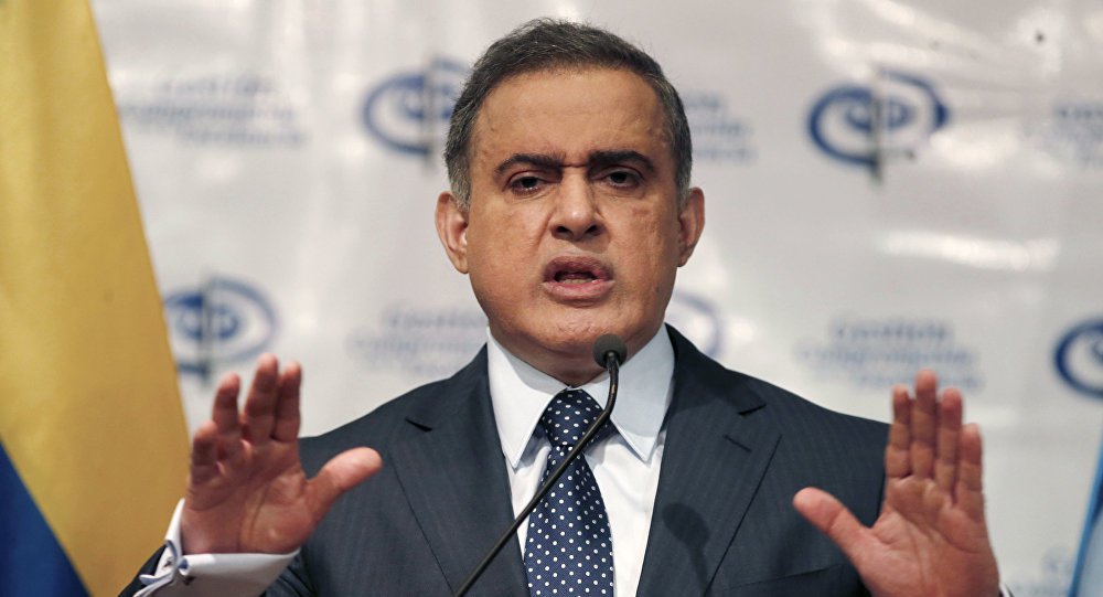 Venezuela vai agir com peso contra golpistas, diz procurador geral Venezuela vai agir com peso contra golpistas, diz procurador geral