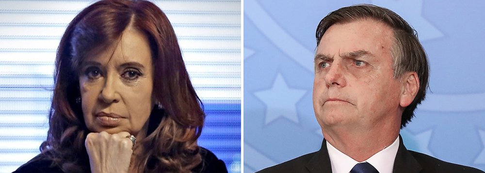 Em livro, Cristina Kirchner escreve sobre Bolsonaro: 'Que mundo, meu Deus!' (Foto: Reuters) Em livro, Cristina Kirchner escreve sobre Bolsonaro: 'Que mundo, meu Deus!'