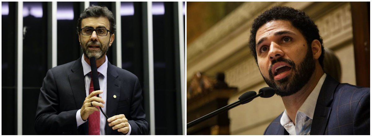 MBL pede desculpas a Freixo e David Miranda por fake news sobre os deputados (Foto: Esq.: Luis Macedo - Câmara / Dir.: Divulgação) MBL pede desculpas a Freixo e David Miranda por fake news sobre os deputados