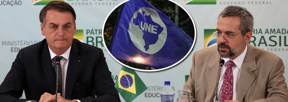 Bolsonaro defende ataque a universidades (Foto: PR | UNE) Bolsonaro defende ataque a universidades