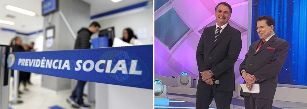 Silvio Santos vende apoio ao fim da Previdência Silvio Santos vende apoio ao fim da Previdência