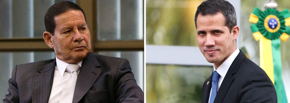 Mourão critica tentativa de golpe na Venezuela Mourão critica tentativa de golpe na Venezuela