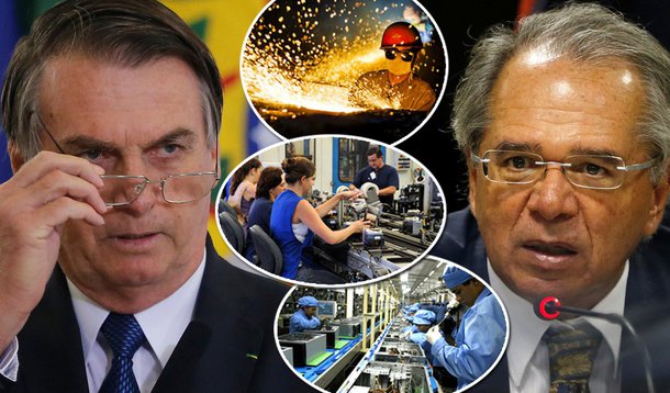 Com Bolsonaro, crescimento da indústria em abril foi o menor em 6 meses (Foto: Reuters | Abr) Com Bolsonaro, crescimento da indústria em abril foi o menor em 6 meses