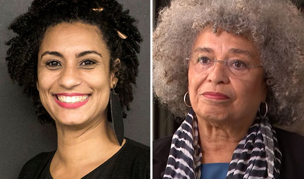 Angela Davis relembra assassinato de Marielle: isso me dói muito Angela Davis relembra assassinato de Marielle: isso me dói muito