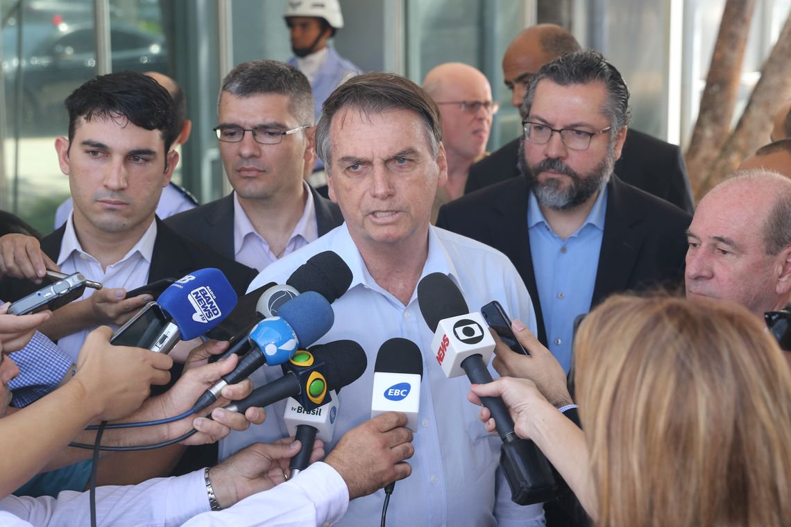 Bolsonaro sobre Venezuela: vamos até o limite do Itamaraty (Foto: Valter Campanato/Agência Brasil) Bolsonaro sobre Venezuela: vamos até o limite do Itamaraty