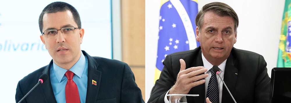 Chanceler venezuelano: Bolsonaro aposta no golpe e na violência (Foto: Reuters | PR) Chanceler venezuelano: Bolsonaro aposta no golpe e na violência