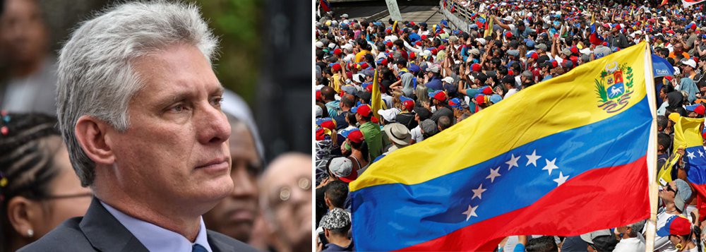 Cuba repudia movimento golpista na Venezuela Cuba repudia movimento golpista na Venezuela