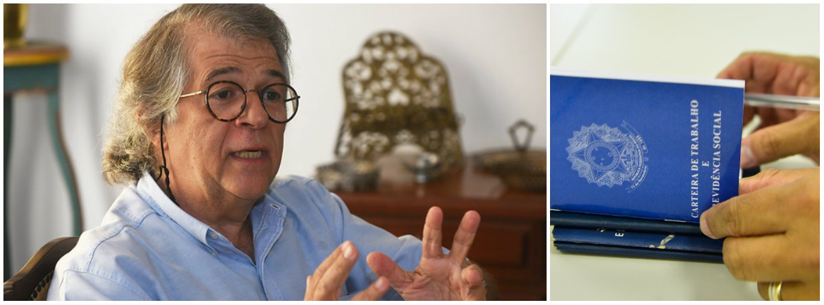 “Trabalho precário, intermitente, é a antessala do desemprego”, diz sociólogo (Foto: Esq.: Unicamp / Dir.: ABR) “Trabalho precário, intermitente, é a antessala do desemprego”, diz sociólogo
