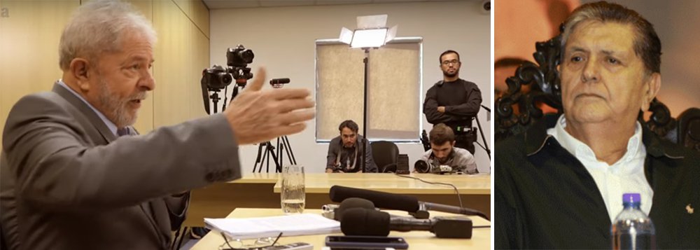 Alan Garcia não deve ter suportado, diz Lula Alan Garcia não deve ter suportado, diz Lula