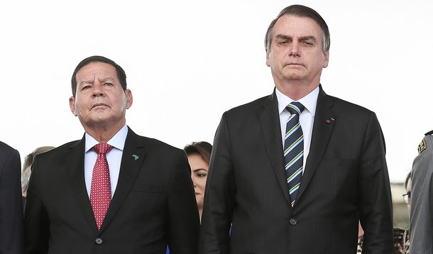 Vice Mourão tem mais agenda externa do que Bolsonaro (Foto: Marcos Corrêa/PR) Vice Mourão tem mais agenda externa do que Bolsonaro