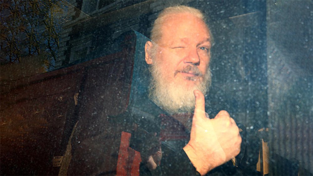 Assange diz que não quer ser extraditado para os EUA (Foto: Reprodução/Twitter) Assange diz que não quer ser extraditado para os EUA