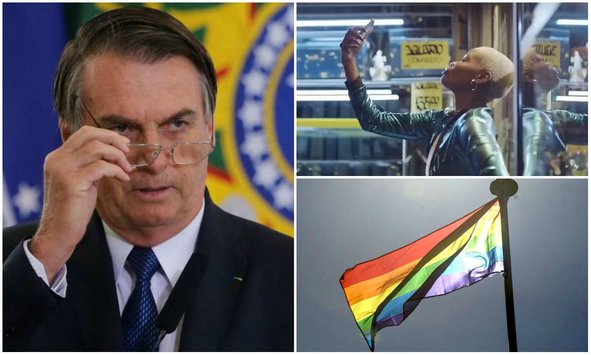 Bolsonaro cospe chorume na pluralidade (Foto: Esq.: Adriano Machado - Reuters / Dir.: em cima (reprodução) - embaixo (Marcelo Camargo - Agência Brasil)) Bolsonaro cospe chorume na pluralidade