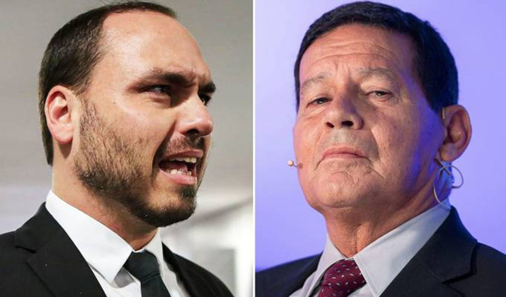 Carluxo deita, rola e faz de Mourão a Geni do governo Carluxo deita, rola e faz de Mourão a Geni do governo